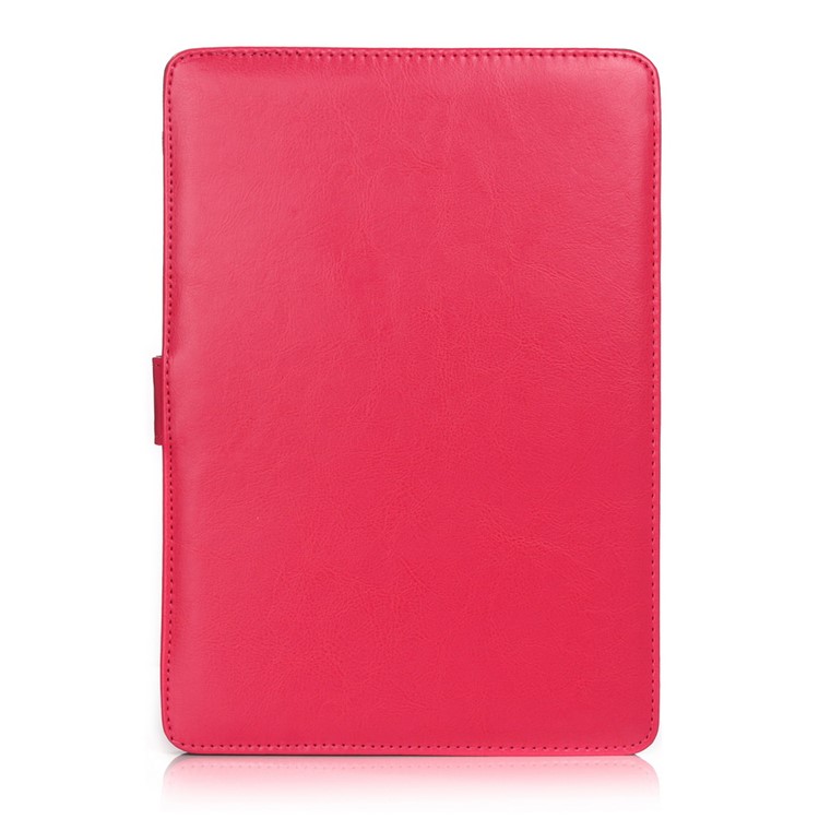 Crazy Horse Leather Protective Cover for MacBook 12-inch with Retina Display(2015) - Rose-2