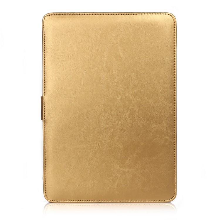 Crazy Horse Leather Protective Shell for MacBook 12-inch with Retina Display(2015) - Gold-2
