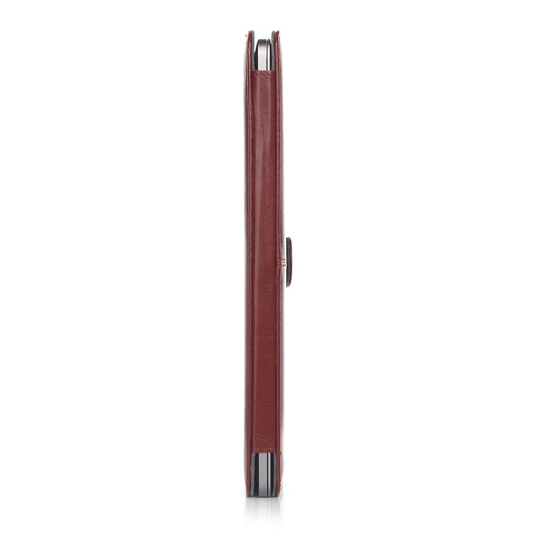 Crazy Horse Protective Leather Cover for MacBook 12-inch with Retina Display(2015) - Brown-4
