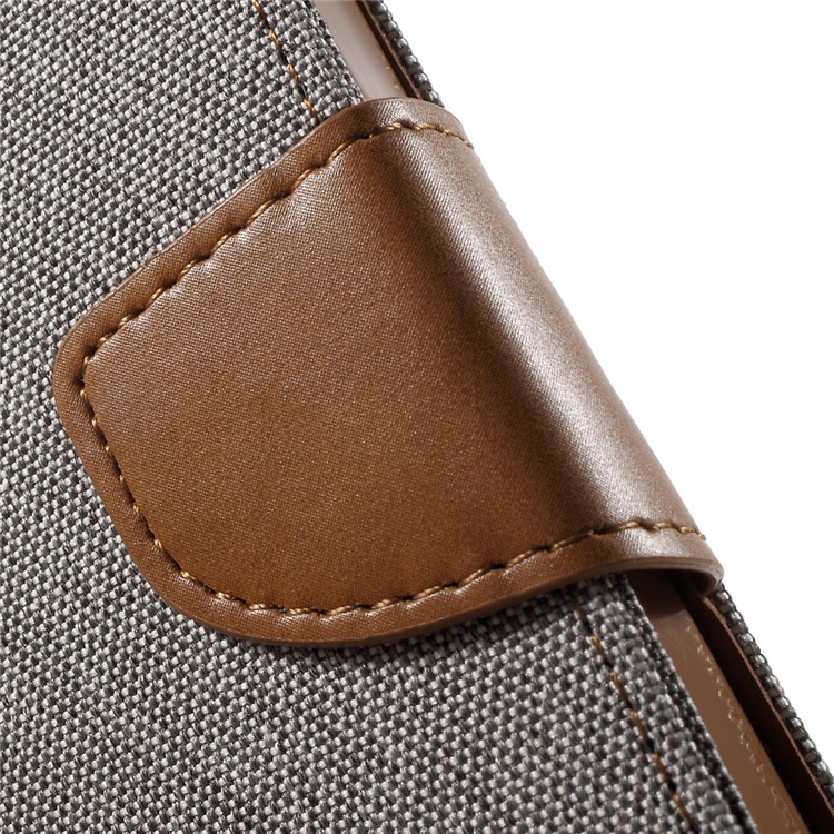 MERCURY GOOSPERY Canvas Diary Leather Cover for iPhone 4s / 4 with Stand - Grey-8