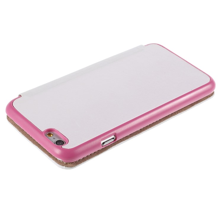 Queens Crown Grid Pattern Leather Cover for iPhone 6s 6 4.7 inch - White-4