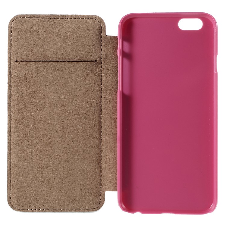 Queens Crown Grid Pattern Leather Cover for iPhone 6s 6 4.7 inch - White-6