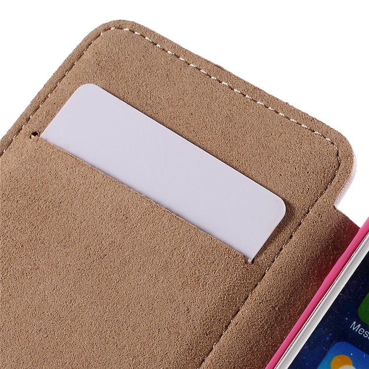 Queens Crown Grid Pattern Leather Cover for iPhone 6s 6 4.7 inch - White-7