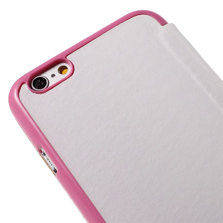 Queens Crown Grid Pattern Leather Cover for iPhone 6s 6 4.7 inch - White-9