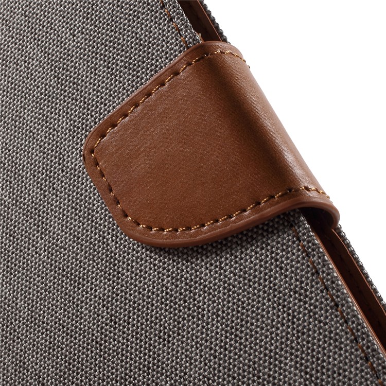MERCURY GOOSPERY Canvas Wallet Leather Cover for iPhone 6s / 6 4.7 inch - Grey-8