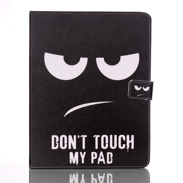For iPad 2 3 4 Magnetic Leather Stand Case Smart Awakening - Do Not Touch My Pad-1