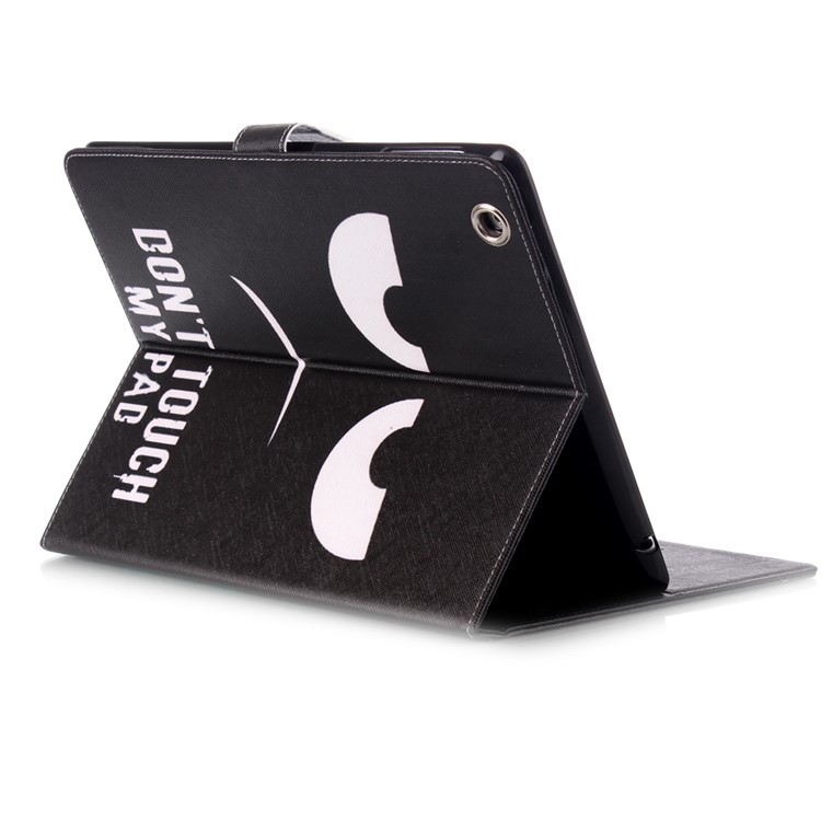 For iPad 2 3 4 Magnetic Leather Stand Case Smart Awakening - Do Not Touch My Pad-5