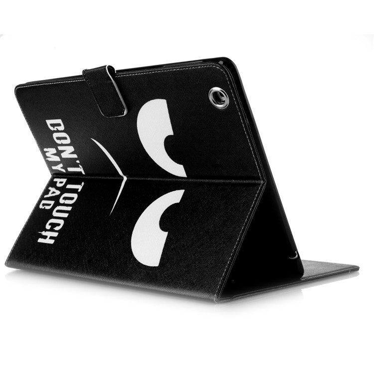 For iPad 2 3 4 Magnetic Leather Stand Case Smart Awakening - Do Not Touch My Pad-8