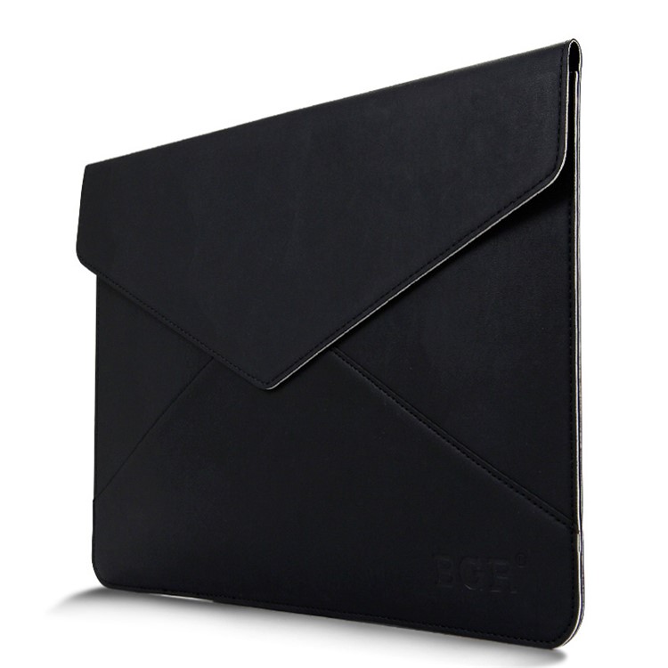 Envelope Style Leather Bag for Macbook Air 11.6 Inch - Black-1