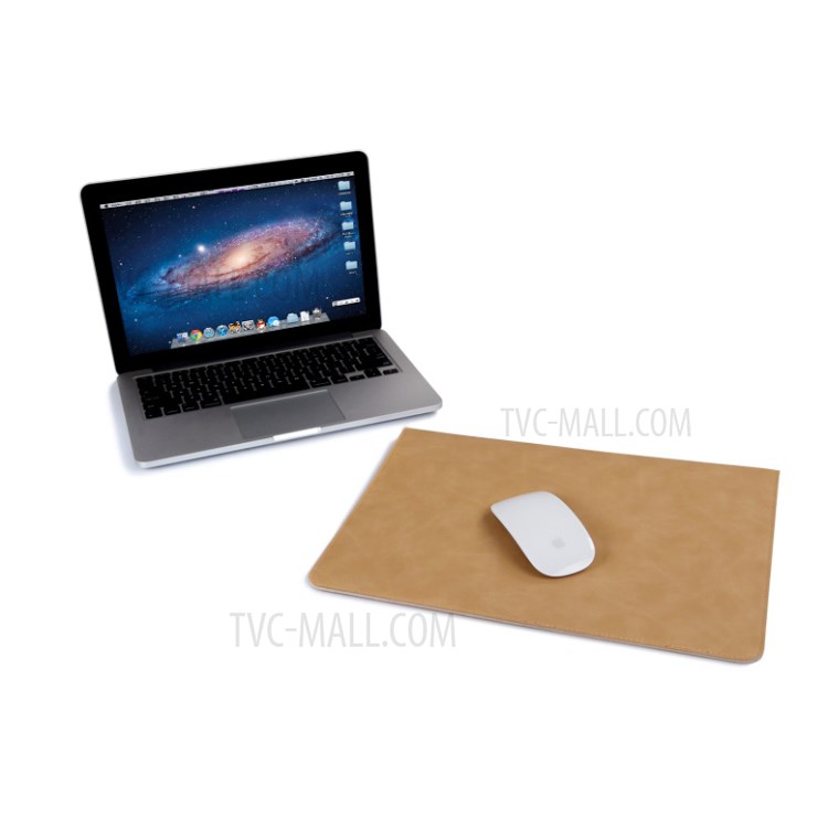 Envelope Style Leather Bag for Macbook Air / Pro 13.3 Inch with Retina Display - Khaki-6