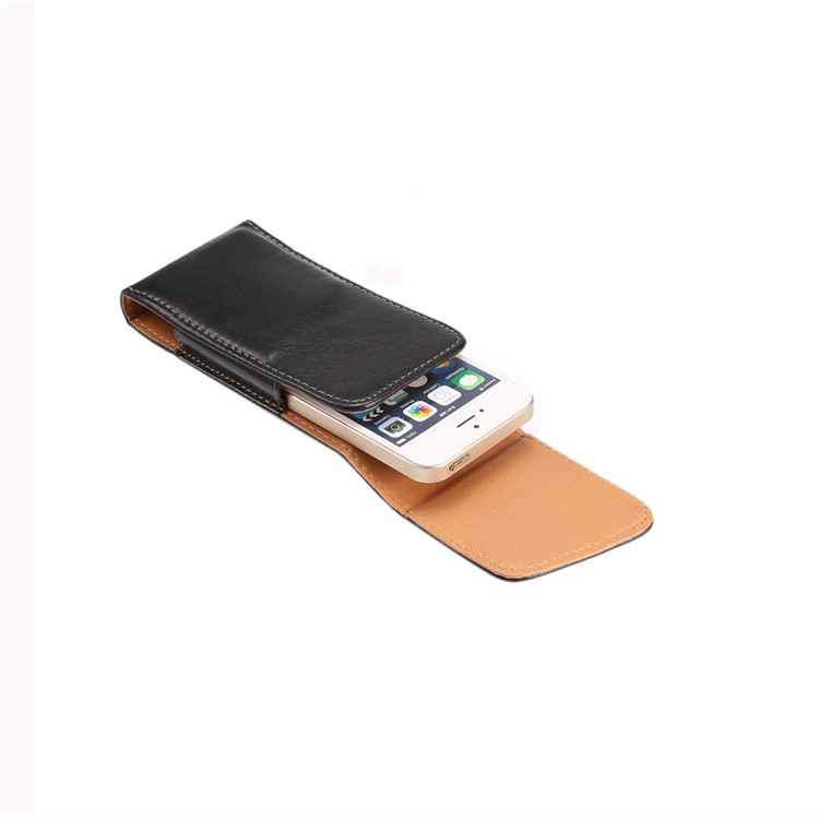 Belt Clip Vertical Leather Case Holster Pouch for iPhone SE 5s 5 5c-4