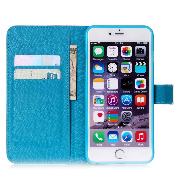 Magnetic Leather Stand Phone Case for iPhone 6s Plus / 6 Plus Plus - Forever and Always-7