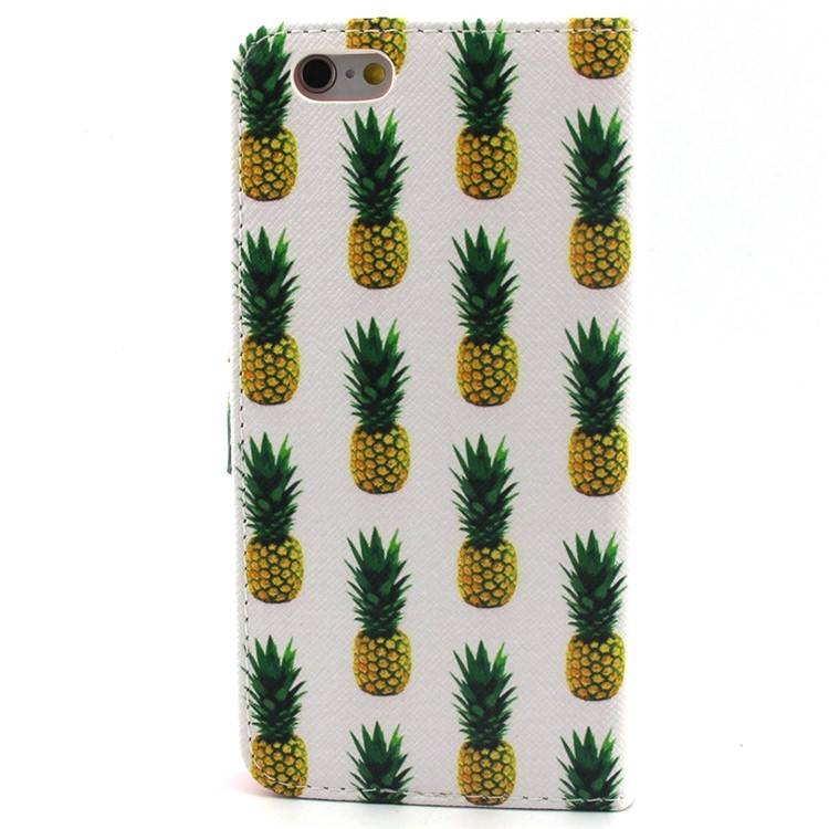 Pineapples Pattern Wallet Stand Leather Phone Case for iPhone 6 / 6s 4.7 inch-2
