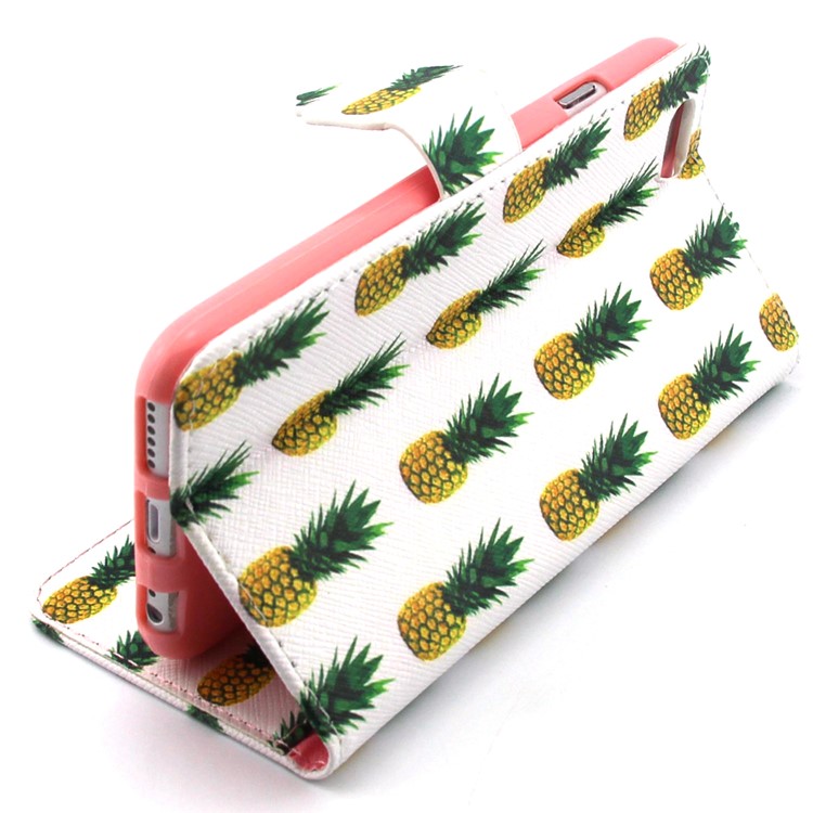 Pineapples Pattern Wallet Stand Leather Phone Case for iPhone 6 / 6s 4.7 inch-3
