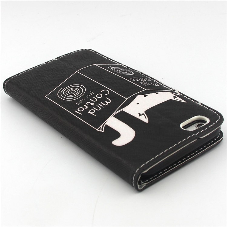 Cat Reading Book Flip Wallet Leatherette Case Shell for iPhone 6 / 6s 4.7 inch-7