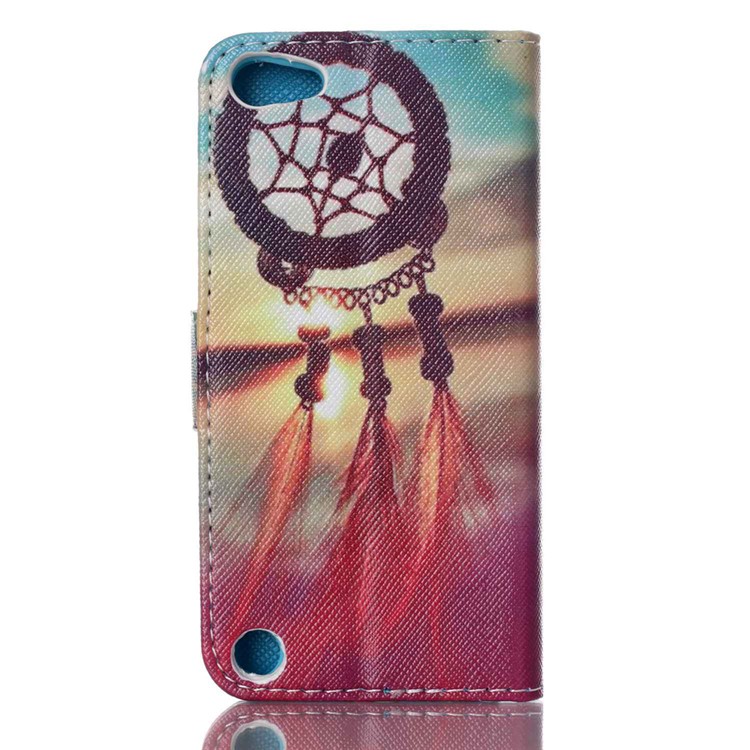 PU Leather Card Holder Case for iPod Touch 5 - Dream Catcher-2