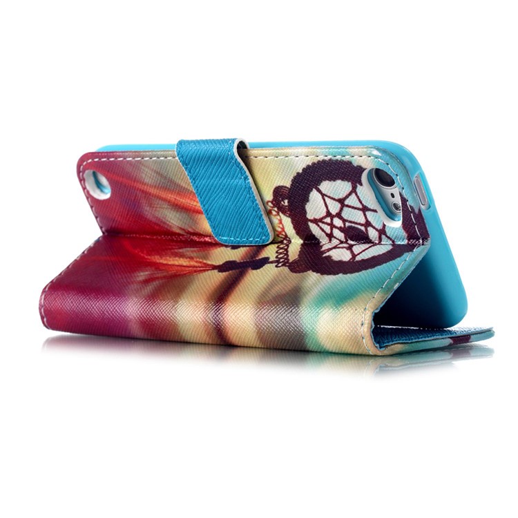 PU Leather Card Holder Case for iPod Touch 5 - Dream Catcher-5