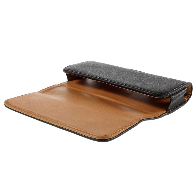 Litchi Grain Magnetic Leather Pouch Cover Holster for iPhone SE 5s 5 5c, Size: 127 x 60 x 12mm-6