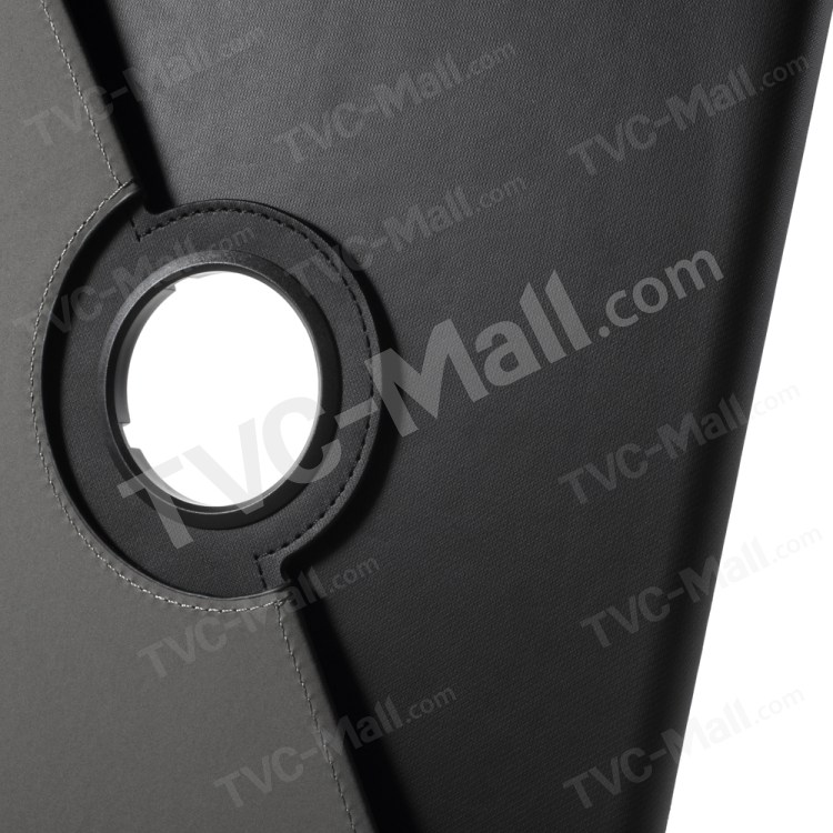 Cloth Skin Rotary Stand Smart Leather Case for iPad Pro 12.9 inch - Black-21