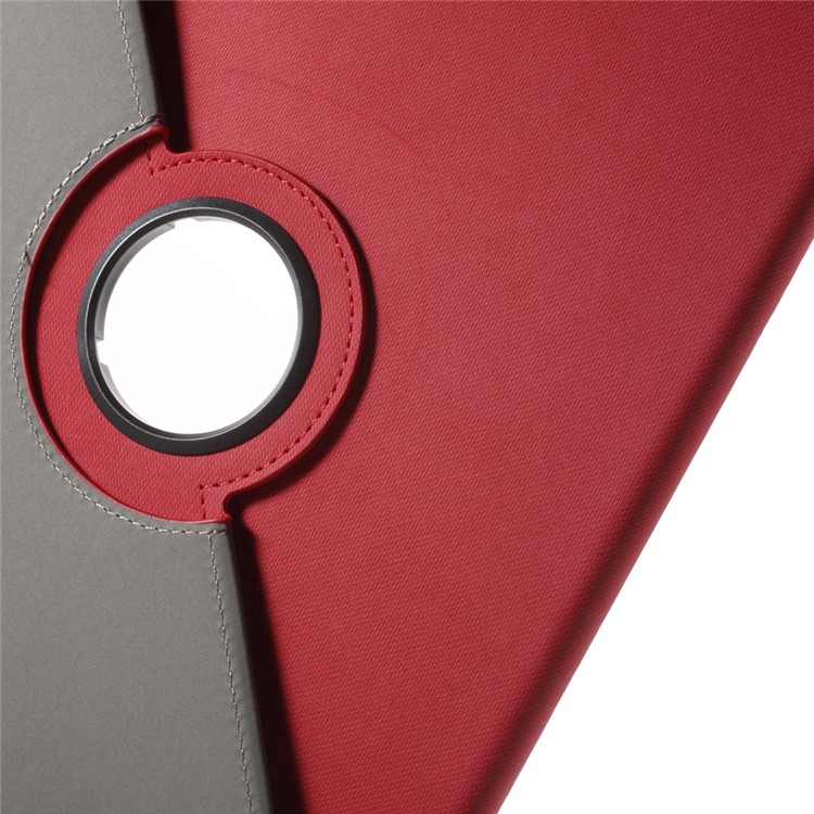 Cloth Skin Rotary Stand Smart Leather Cover for iPad Pro 12.9 inch - Red-8
