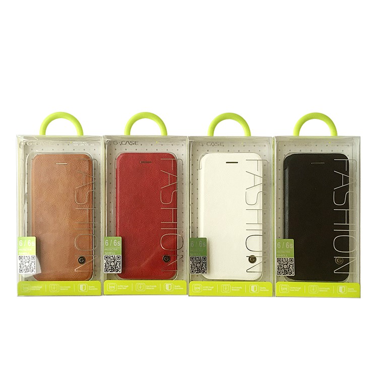G-CASE Business Series Flip Leather Cover for iPhone 6s 6 4.7 - White-4