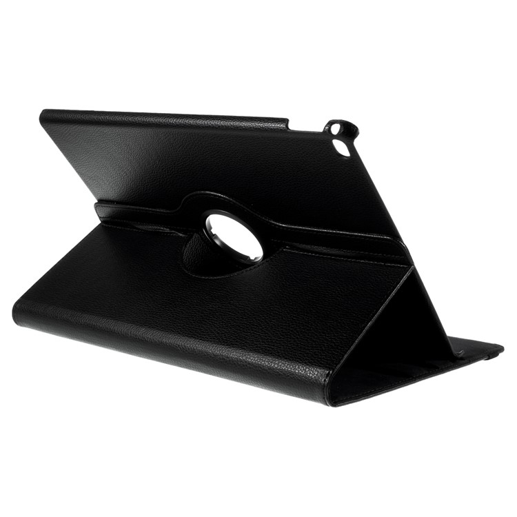 Full Rotary Stand Lychee Smart Leather Tablet Case for iPad Pro 12.9 inch - Black-5