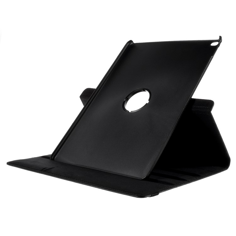 Full Rotary Stand Lychee Smart Leather Tablet Case for iPad Pro 12.9 inch - Black-6
