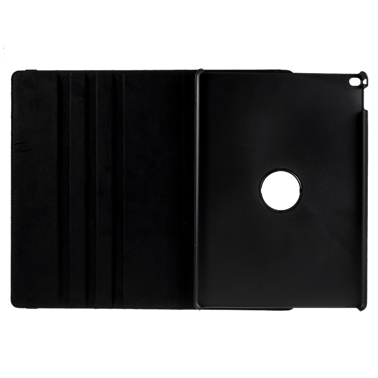 Full Rotary Stand Lychee Smart Leather Tablet Case for iPad Pro 12.9 inch - Black-8