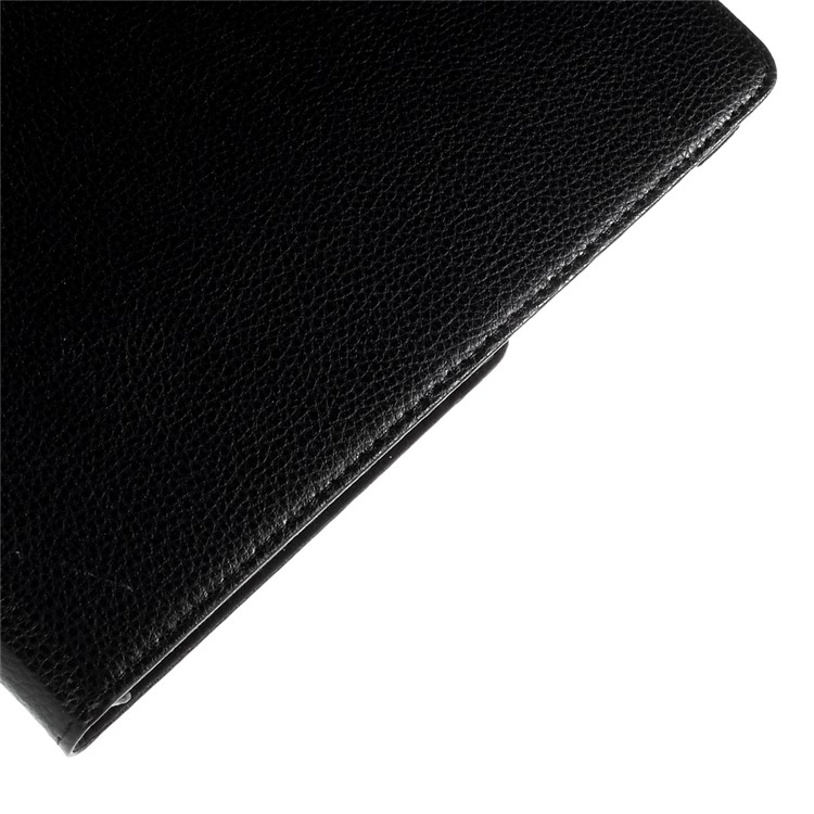Full Rotary Stand Lychee Smart Leather Tablet Case for iPad Pro 12.9 inch - Black-9