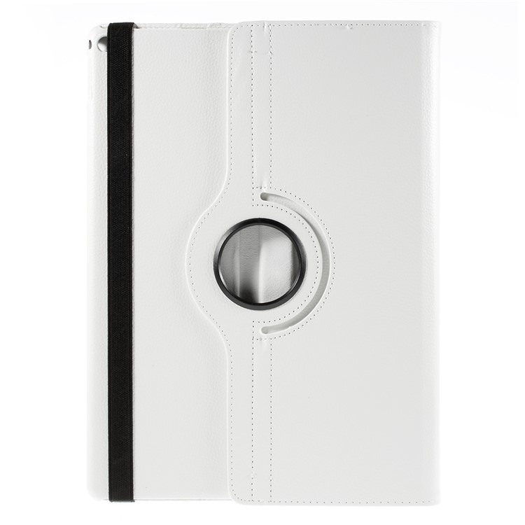 Full Rotary Stand Lychee Smart Leather Case Cover for iPad Pro 12.9 inch - White-3