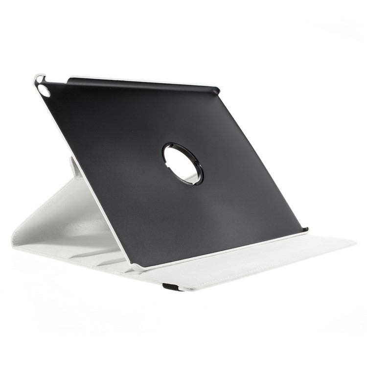 Full Rotary Stand Lychee Smart Leather Case Cover for iPad Pro 12.9 inch - White-4