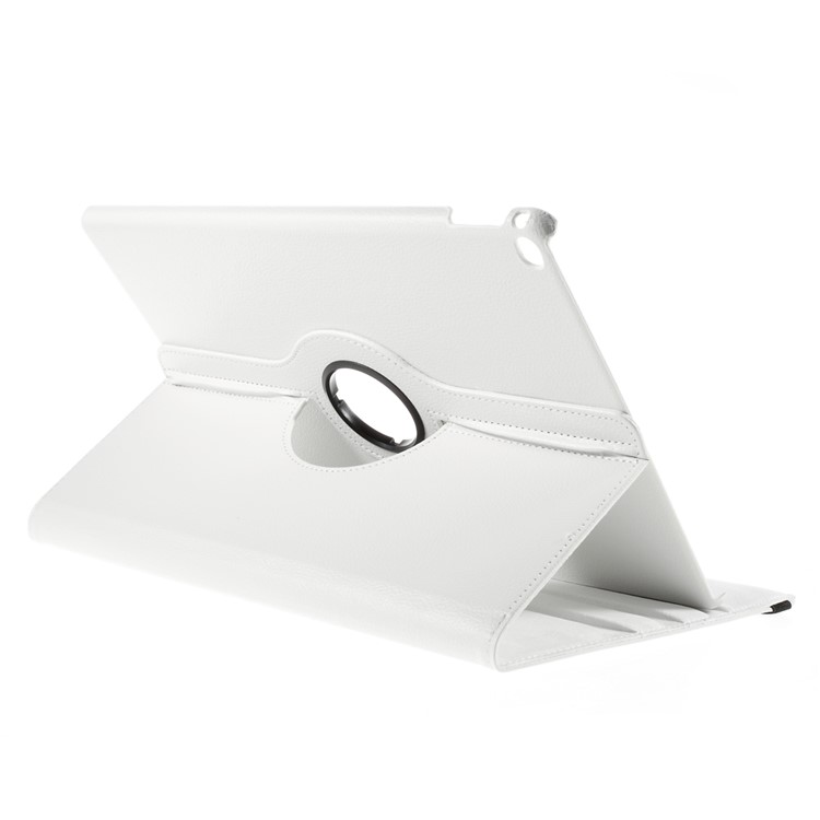 Full Rotary Stand Lychee Smart Leather Case Cover for iPad Pro 12.9 inch - White-5