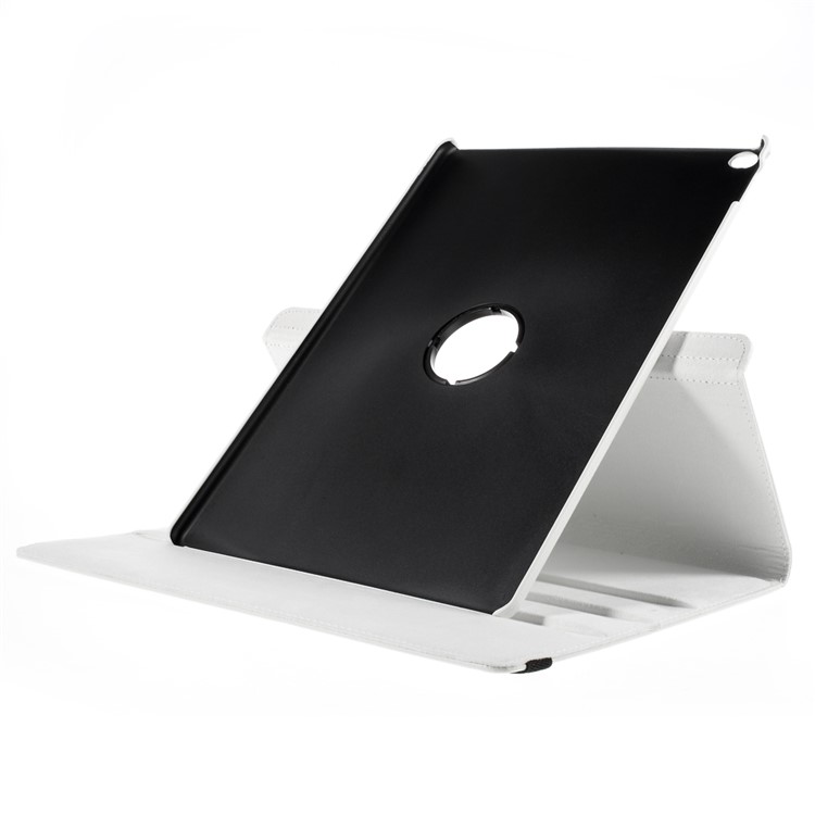 Full Rotary Stand Lychee Smart Leather Case Cover for iPad Pro 12.9 inch - White-6