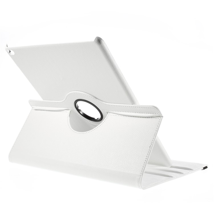 Full Rotary Stand Lychee Smart Leather Case Cover for iPad Pro 12.9 inch - White-7