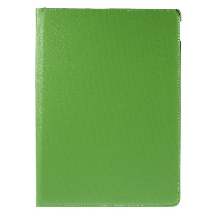360 Degree Rotating Stand Lychee Leather Smart Case for iPad Pro 12.9 inch - Green-2