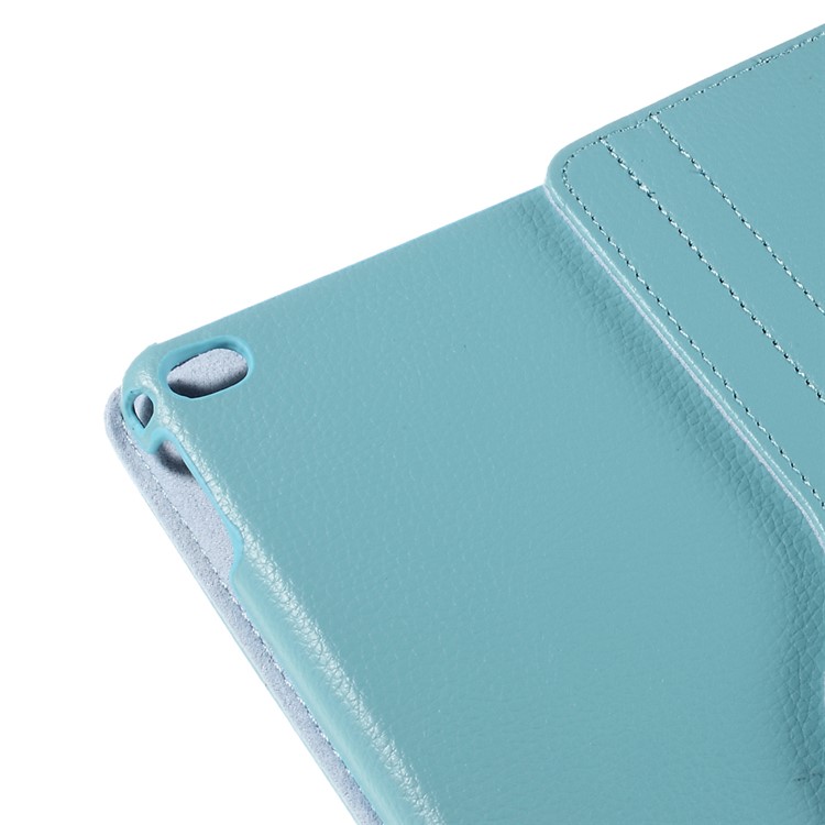 For iPad Pro 12.9 inch Full Rotary Multi-Angle Stand Lychee Smart Leather Shell - Baby Blue-10