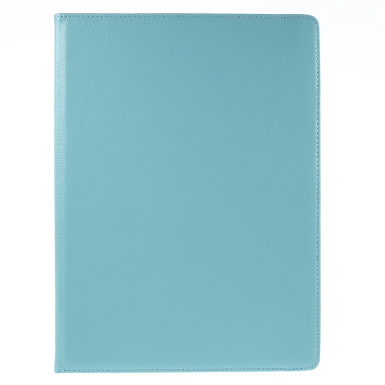 For iPad Pro 12.9 inch Full Rotary Multi-Angle Stand Lychee Smart Leather Shell - Baby Blue-2