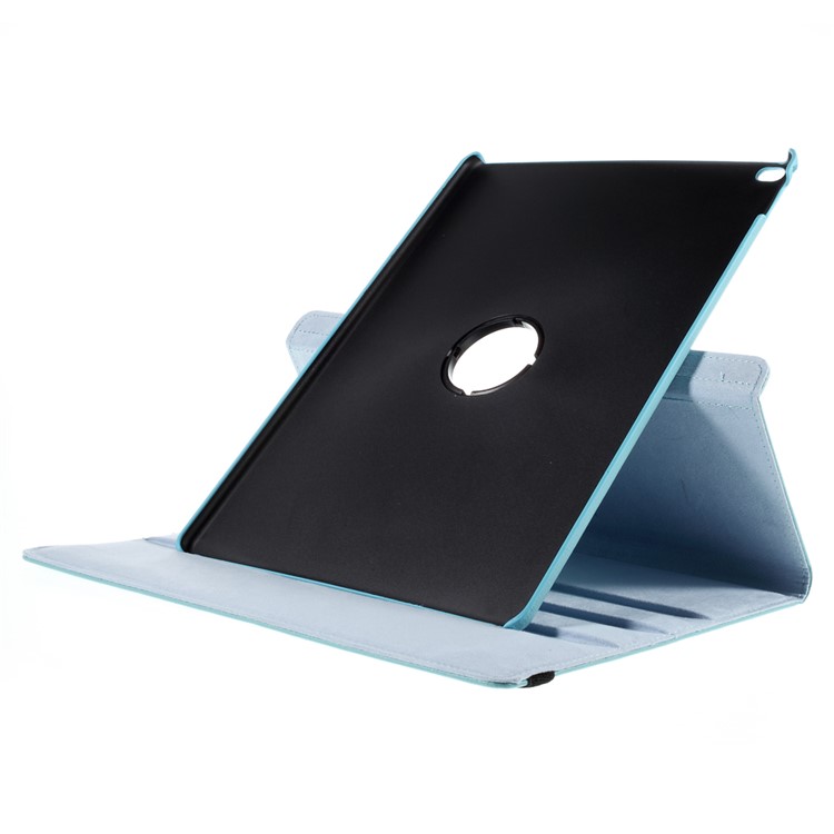 For iPad Pro 12.9 inch Full Rotary Multi-Angle Stand Lychee Smart Leather Shell - Baby Blue-6