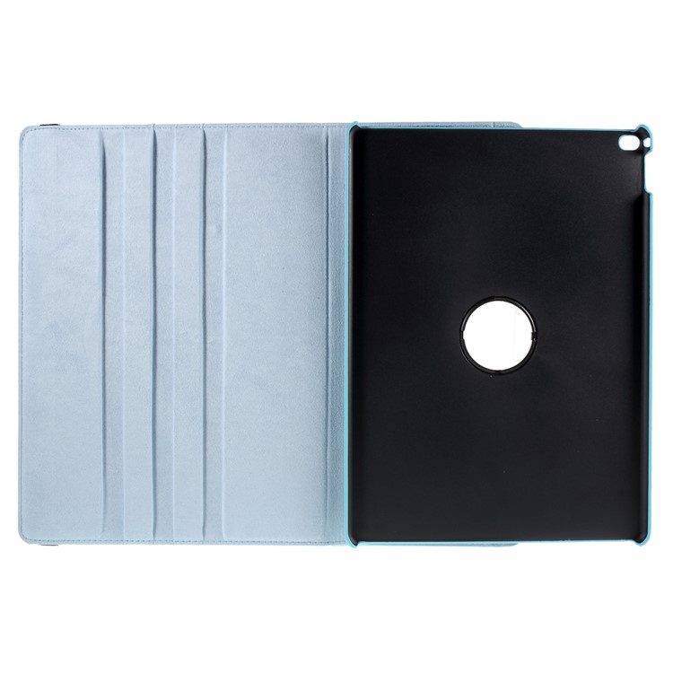 For iPad Pro 12.9 inch Full Rotary Multi-Angle Stand Lychee Smart Leather Shell - Baby Blue-8