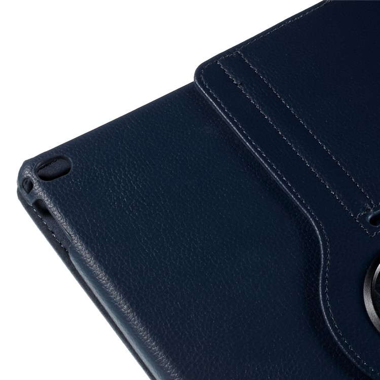 For iPad Pro 12.9 inch 360-Rotation Lychee Smart Leather Stand Case - Dark Blue-10