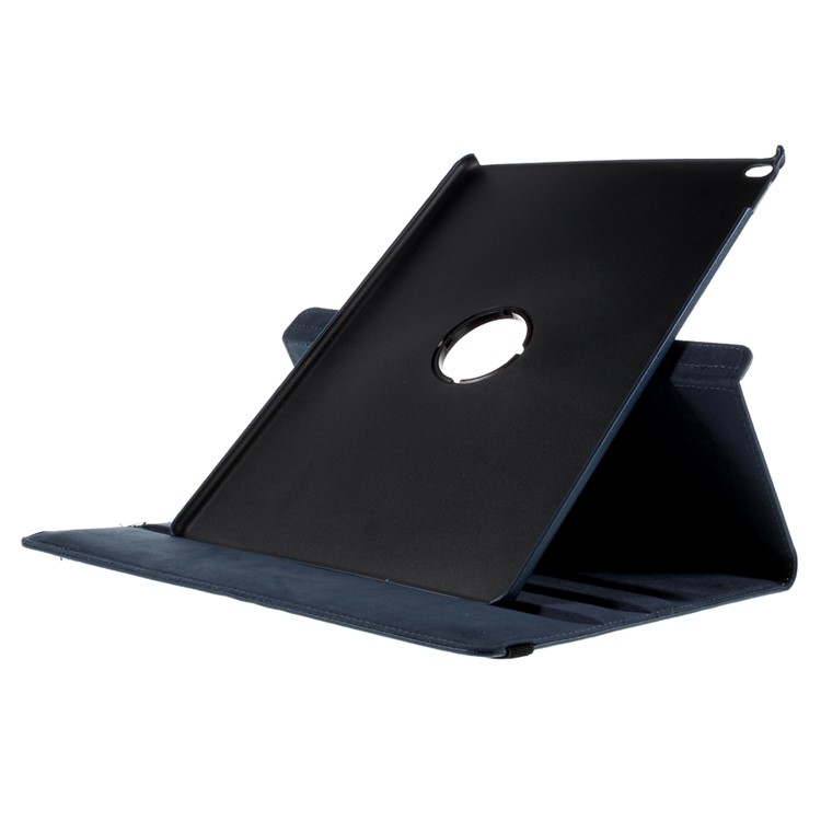 For iPad Pro 12.9 inch 360-Rotation Lychee Smart Leather Stand Case - Dark Blue-6