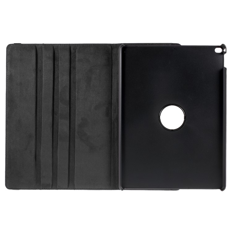 360-Rotation Stand Lychee Smart Leather Tablet Cover for iPad Pro 12.9 inch - Purple-8