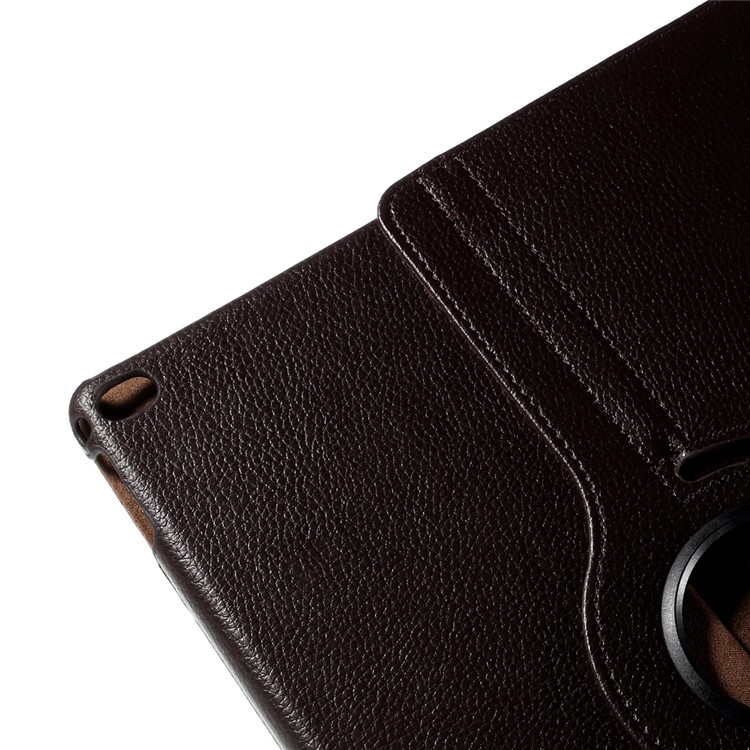 360-Rotation Stand Lychee Smart Leather Cover Case for iPad Pro 12.9 inch - Coffee-10