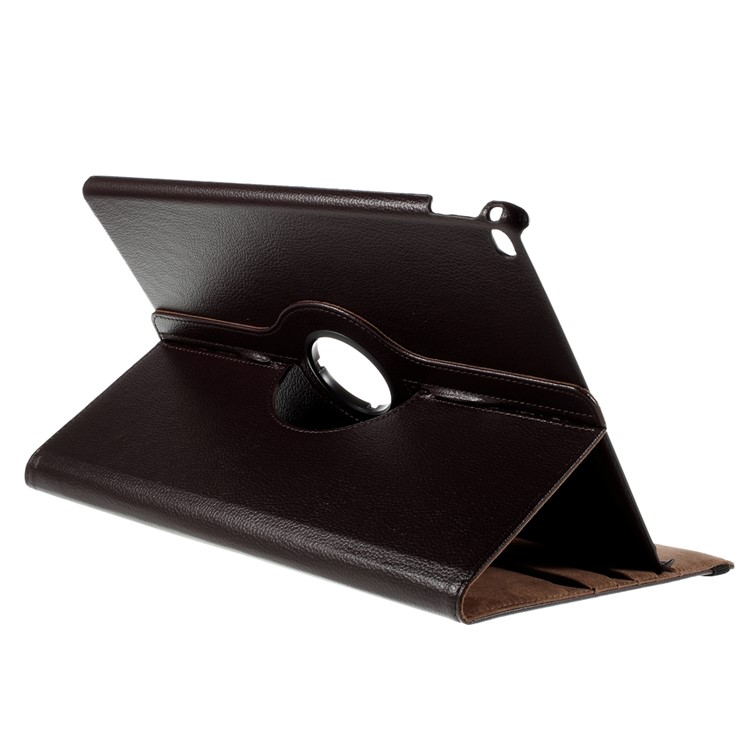 360-Rotation Stand Lychee Smart Leather Cover Case for iPad Pro 12.9 inch - Coffee-5
