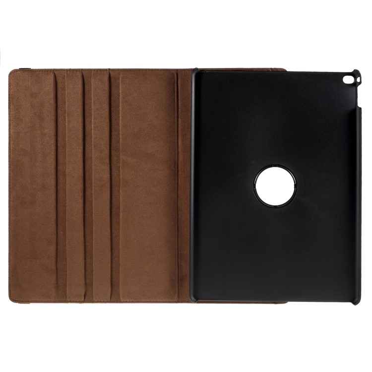 360-Rotation Stand Lychee Smart Leather Cover Case for iPad Pro 12.9 inch - Coffee-8