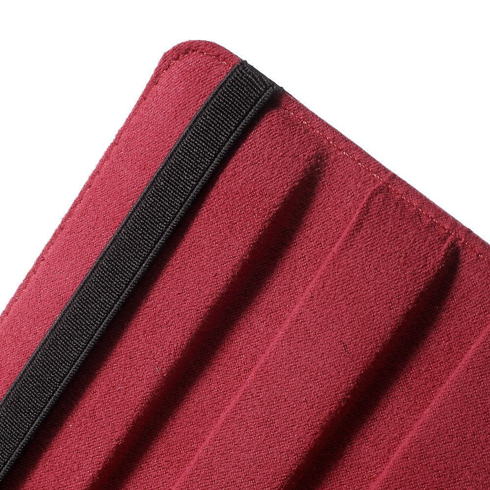 360-degree Rotating Lychee Stand Leather Cover for iPad mini 4 - Red-8