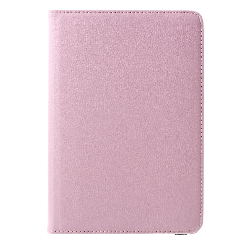 360-degree Rotating Stand Lychee Leather Case for iPad mini 4 - Pink-2