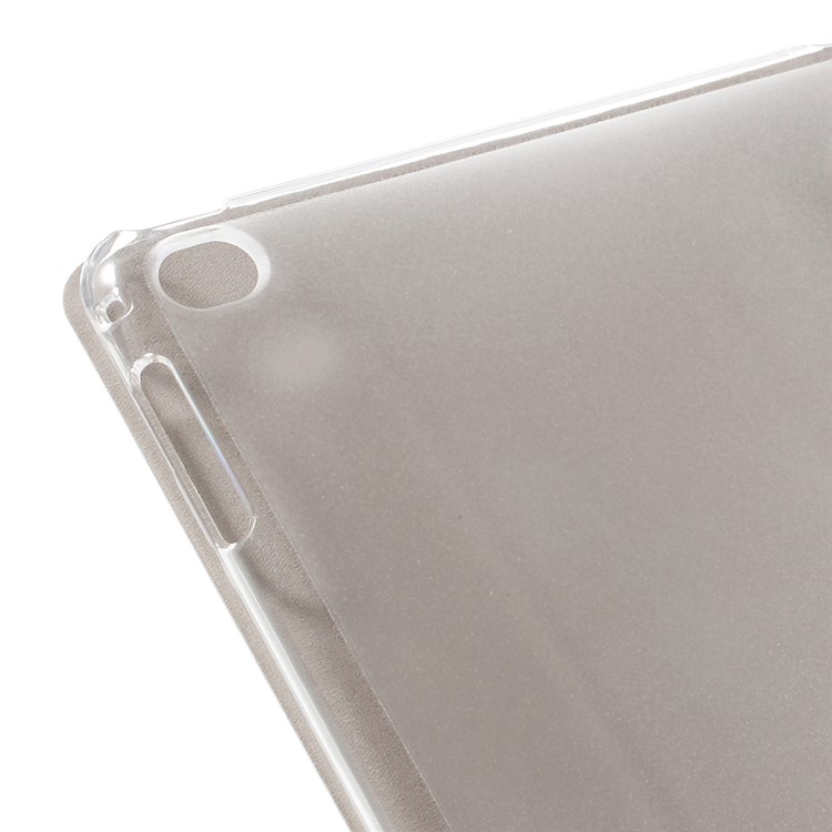 Silk Texture Tri-Fold Smart Leather Shell for iPad mini 4 with Stand - Blue-8