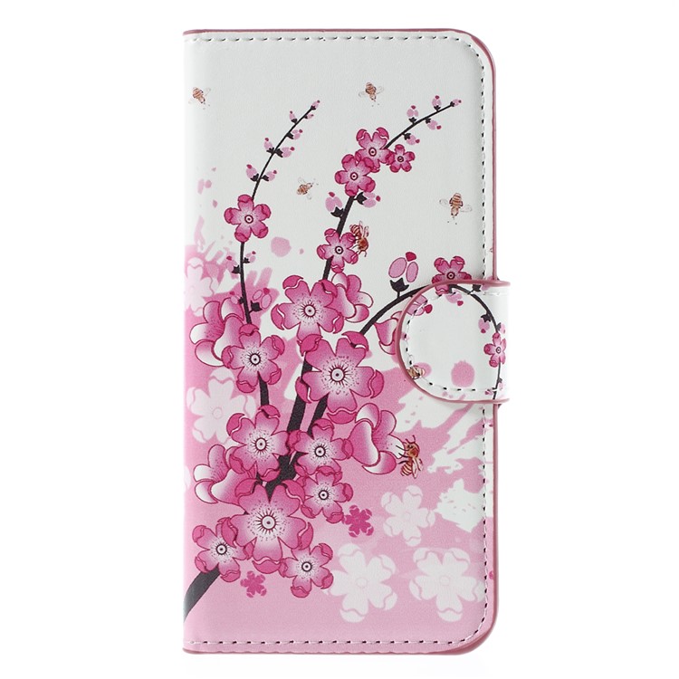 Tampa de capa de couro PU para iPhone 6s-ameixa abrir-3