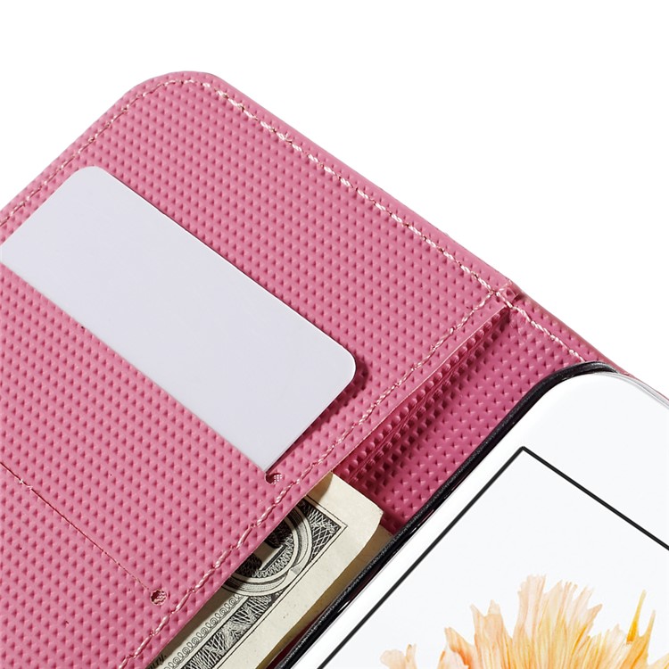 Tampa de capa de couro PU para iPhone 6s-ameixa abrir-8